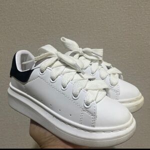 Alexander McQueen Platform Sneakers White And White Size EU 30.5 US 13